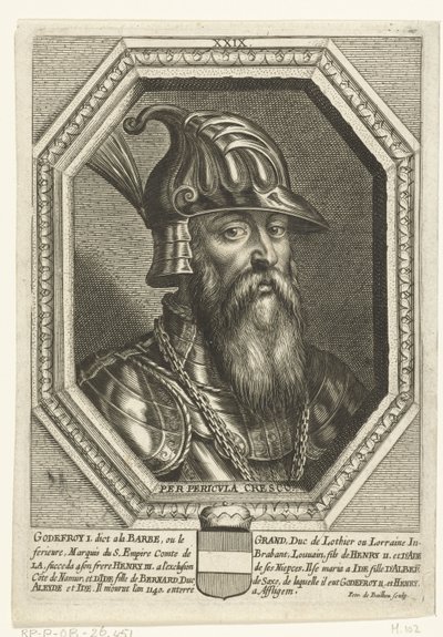 Ritratto del Duca Godfried I van Leuven da Unbekannt