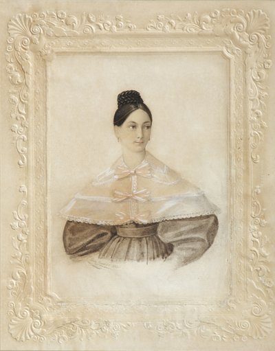 Ritratto di Ekaterina Alexandrovna Sverbeeva, nata Principessa Shcherbatova, 1833 da Unbekannt