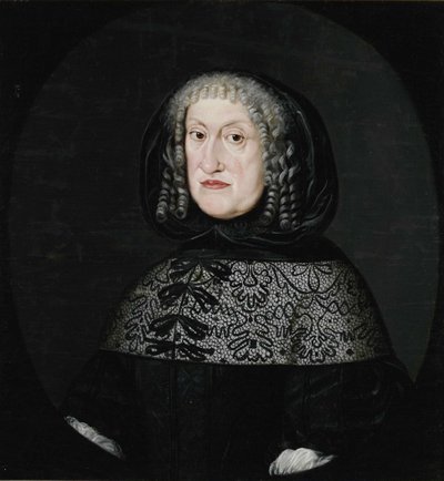 Ritratto di Eleonora di Anhalt-Zerbst, duchessa di Schleswig-Holstein-Sønderburg-Norburg 1608-1681 da Unbekannt