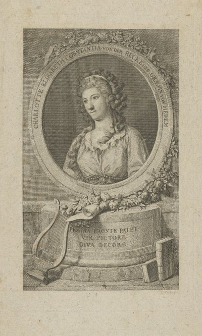 Ritratto di Elisa von der Recke 1754-1833 da Unbekannt