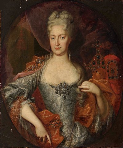 Ritratto di Elisabetta Cristina di Brunswick-Wolfenbüttel 1691-1750, Sacro Romano Impero, ca 1720 da Unbekannt