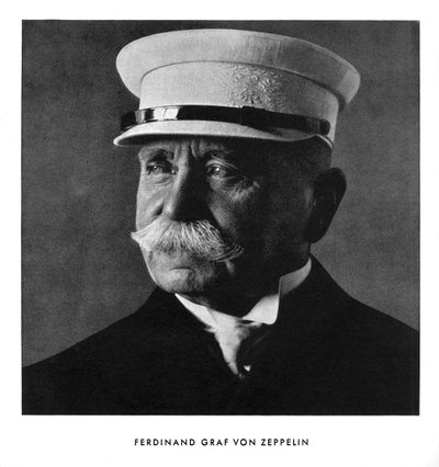 Ritratto di Ferdinand, Graf von Zeppelin, primi del XX secolo 1933 da Unbekannt