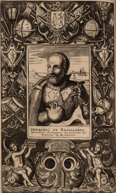 Ritratto di Ferdinando Magellano 1470-1521, 1624 da Unbekannt