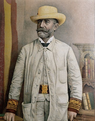 Ritratto di Fidel Alonso Santocildes (1844-1895), illustrazione da Unbekannt