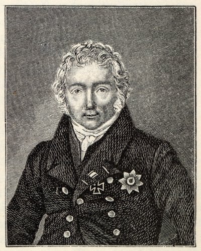 Ritratto di Friedrich von Motz 1775-1830 da Unbekannt