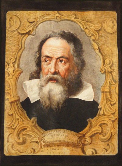 Ritratto di Galileo Galilei da Unbekannt