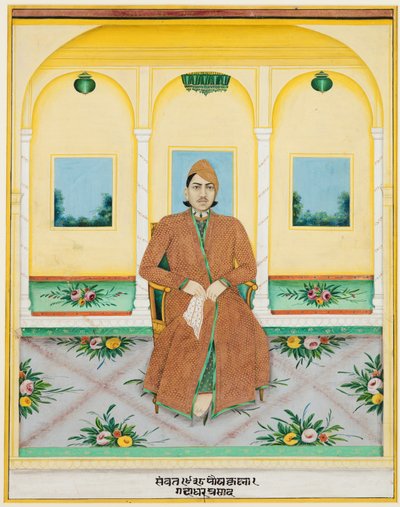 Ritratto di Ganadhar Prasad, 1881 da Unbekannt