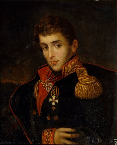Ritratto del generale Alexander Tuchkov 1729-1793, anni 1820 da Unbekannt