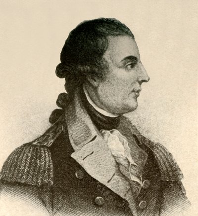 Ritratto del generale Montgomery, con una cravatta di seta nera, capelli in coda, c. 1770, 1937 da Unbekannt