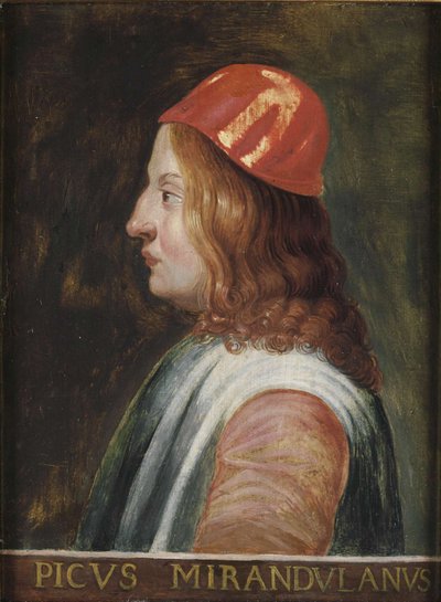 Ritratto di Giovanni Pico della Mirandola, c. 1660 da Unbekannt