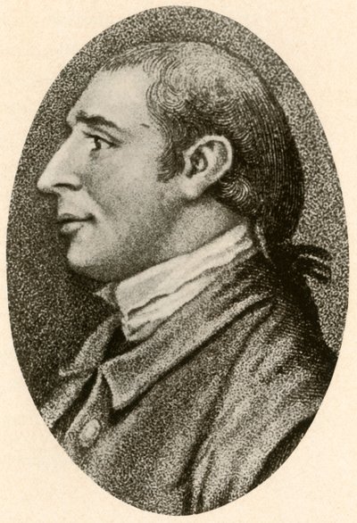 Ritratto di Gouverneur Morris, con capelli lisci e coda di maiale, c1780, 1937 da Unbekannt