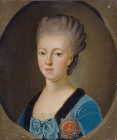 Ritratto della Granduchessa Natalia Alekseevna di Russia, Principessa Wilhelmina Louisa d