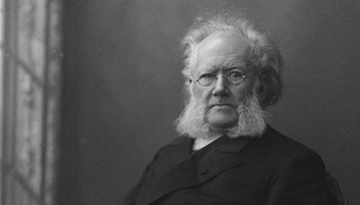 Ritratto di Henrik Ibsen 1828-1906 da Unbekannt
