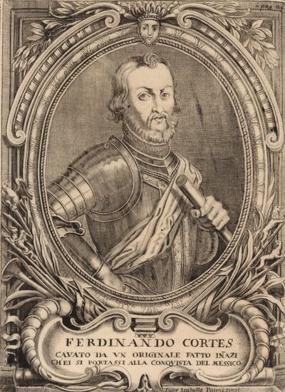 Ritratto di Hernán Cortés da Unbekannt