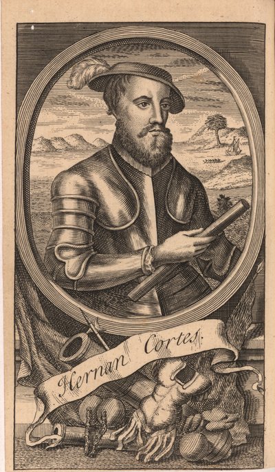 Ritratto di Hernán Cortés da Unbekannt