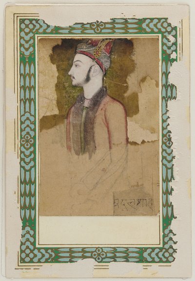 Ritratto di Ibrahim Adil Shah II, di Bijapur da Unbekannt