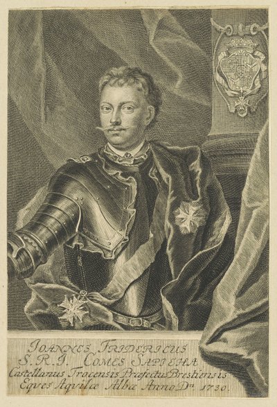 Ritratto di Jan Fryderyk Sapieha 1680-1751, 1730 da Unbekannt