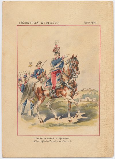 Ritratto di Jan Henryk Dabrowski, c. 1797-1800 da Unbekannt