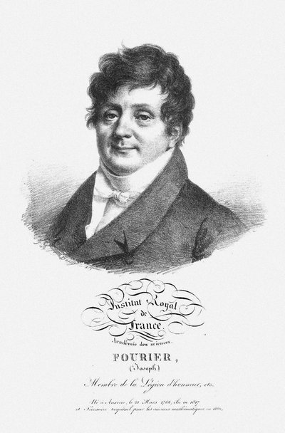 Ritratto di Jean Baptiste Joseph Fourier da Unbekannt