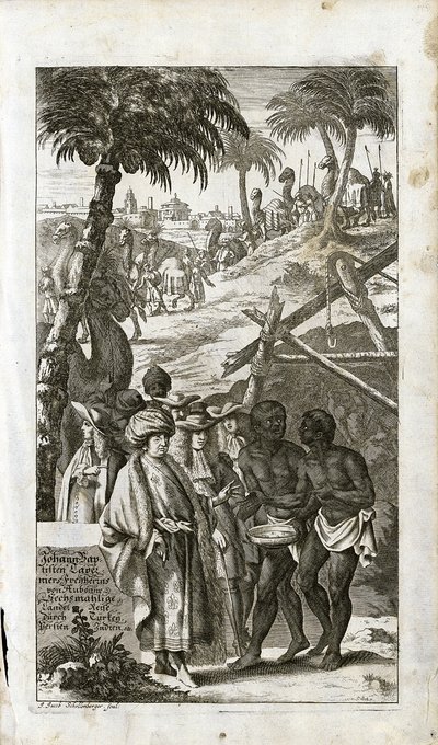 Ritratto di Jean Baptiste Tavernier in abito orientale da Unbekannt