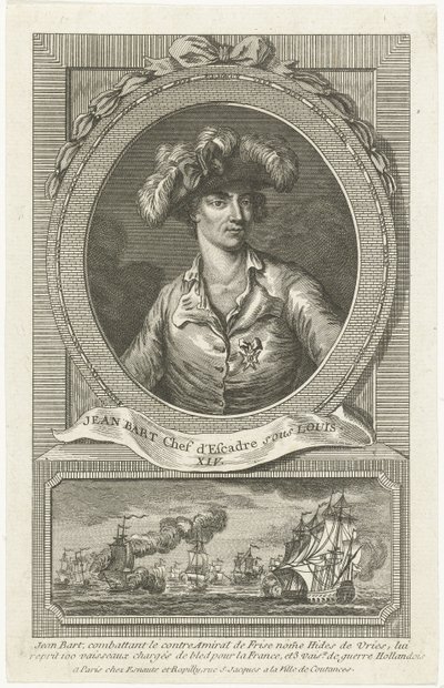 Ritratto di Jean Bart 1650-1702, 1694 da Unbekannt