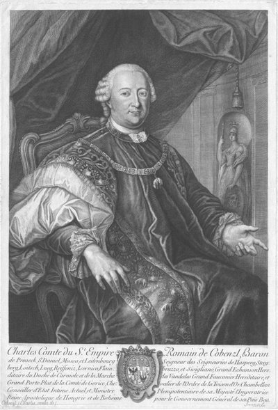 Ritratto di Johann Karl Philipp Graf von Cobenzl da Unbekannt