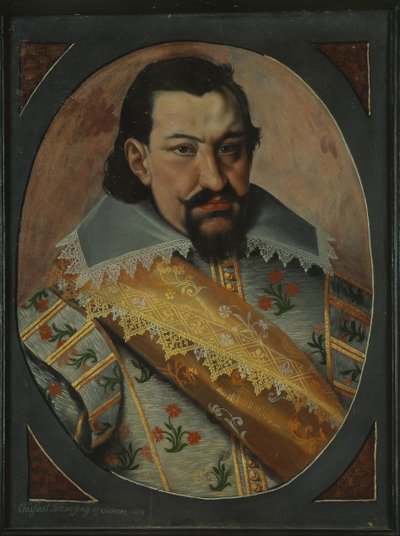 Ritratto di Giovanni Giorgio I 1585-1656, Elettore di Sassonia, 1613 da Unbekannt