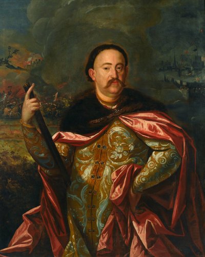 Ritratto di Giovanni III Sobieski 1629-1696, Re di Polonia e Granduca di Lituania da Unbekannt