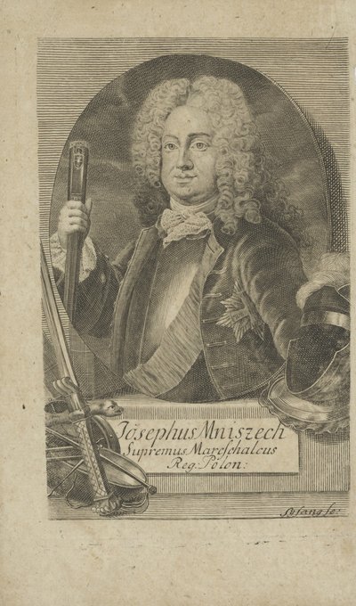 Ritratto di Jozef Wandalin Mniszech 1670-1747, prima del 1734 da Unbekannt
