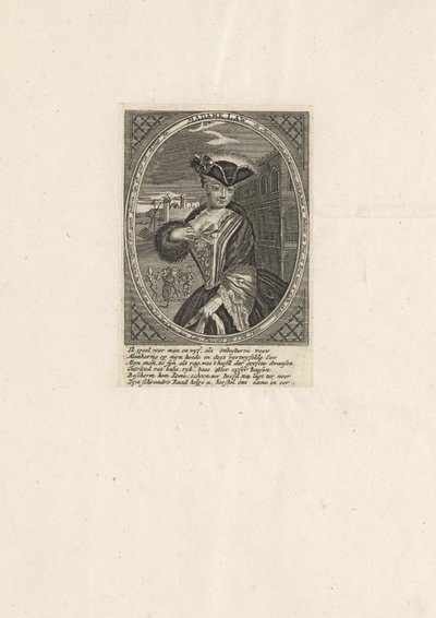 Ritratto di Katherine Seigneur, nata Knowles, moglie di John Law da Unbekannt