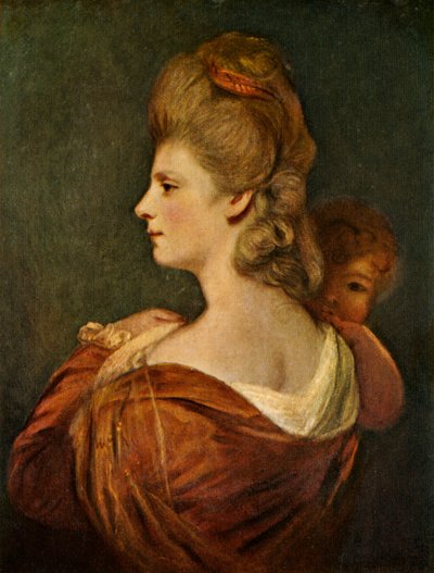 Ritratto di Signora e Bambino, c1780, c1912 da Unbekannt