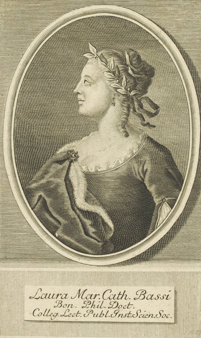 Ritratto di Laura Bassi da Unbekannt