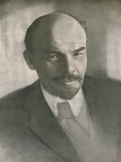 Ritratto di Lenin, c1920s, 1939 da Unbekannt