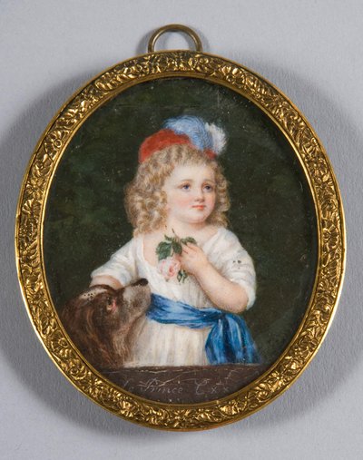 Ritratto di Louis-Charles, Principe Reale di Francia 1785-1795, 19° secolo da Unbekannt