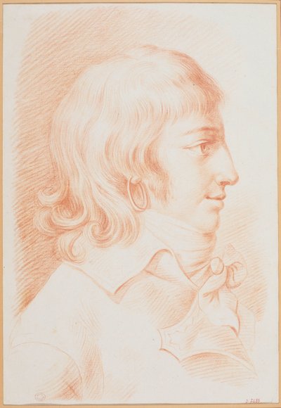 Ritratto di Louis Antoine de Saint-Just da Unbekannt