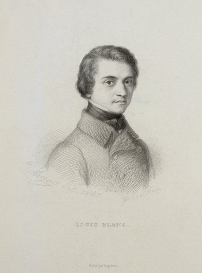 Ritratto di Louis Blanc 1811-1882, 1845 da Unbekannt