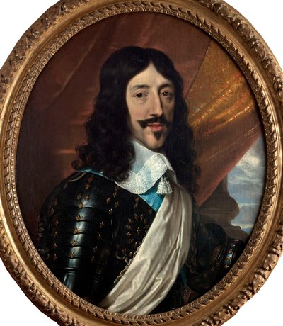 Ritratto di Luigi XIII di Francia 1601-1643, c. 1640 da Unbekannt