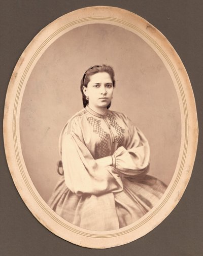 Ritratto di Maria Mikhaylovna Dostoevskaya 1844-1888 da Unbekannt
