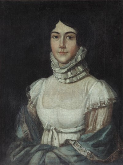 Ritratto di Maria Mikhaylovna Lermontova 1795-1817 da Unbekannt