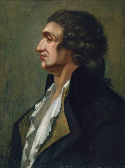 Ritratto di Marie Jean Antoine Nicolas Caritat, Marchese di Condorcet da Unbekannt