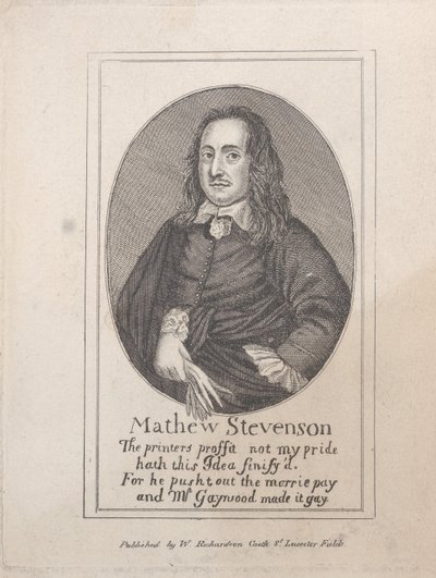 Ritratto di Mathew Stevenson da Unbekannt