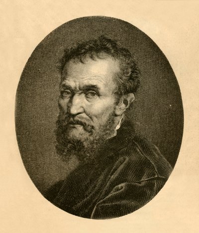 Ritratto di Michelangelo Buonarroti, 1881 da Unbekannt