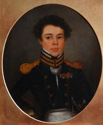 Ritratto di Mikhail Ivanovich Ozerov da Unbekannt