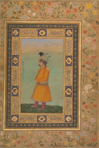 Ritratto di Muhammad Ali Baig, foglio dall