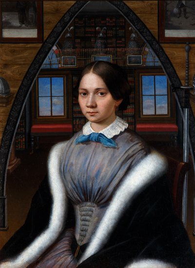 Ritratto di Natalia Nikolaevna Korsakova, ca. 1849 da Unbekannt