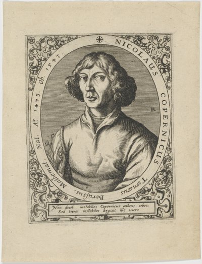 Ritratto di Niccolò Copernico 1473-1543, 1598 da Unbekannt