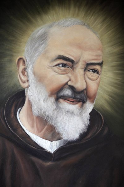Ritratto di Padre Pio in Apulia, Alberobello, Italia da Unbekannt