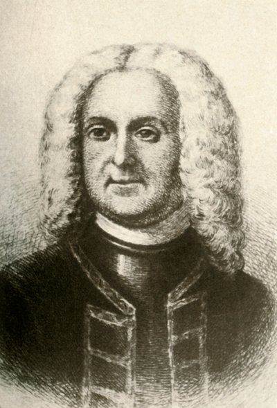 Ritratto di Patrick Gordon, Governatore Coloniale, c1690, 1937 da Unbekannt