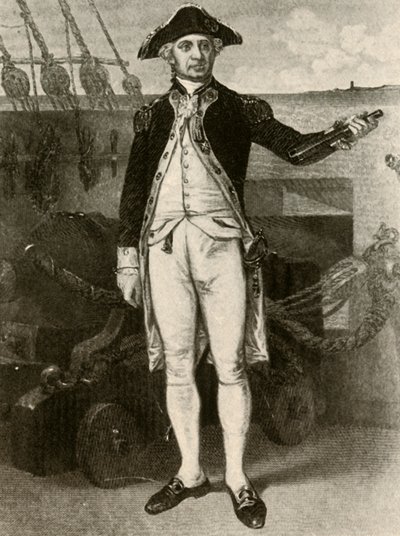 Ritratto di Paul Jones, Commodoro della Marina degli Stati Uniti, c1780, 1937 da Unbekannt