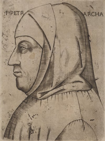 Ritratto di Petrarca da Unbekannt